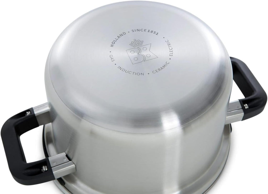 Cookware BV 123 Cooking Pot Set 4 Pieces Flow Cool