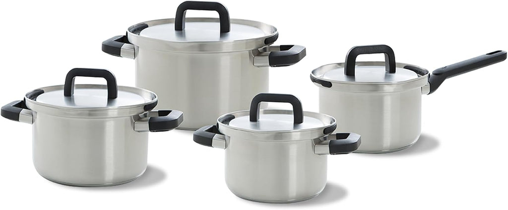 Cookware BV 123 Cooking Pot Set 4 Pieces Flow Cool