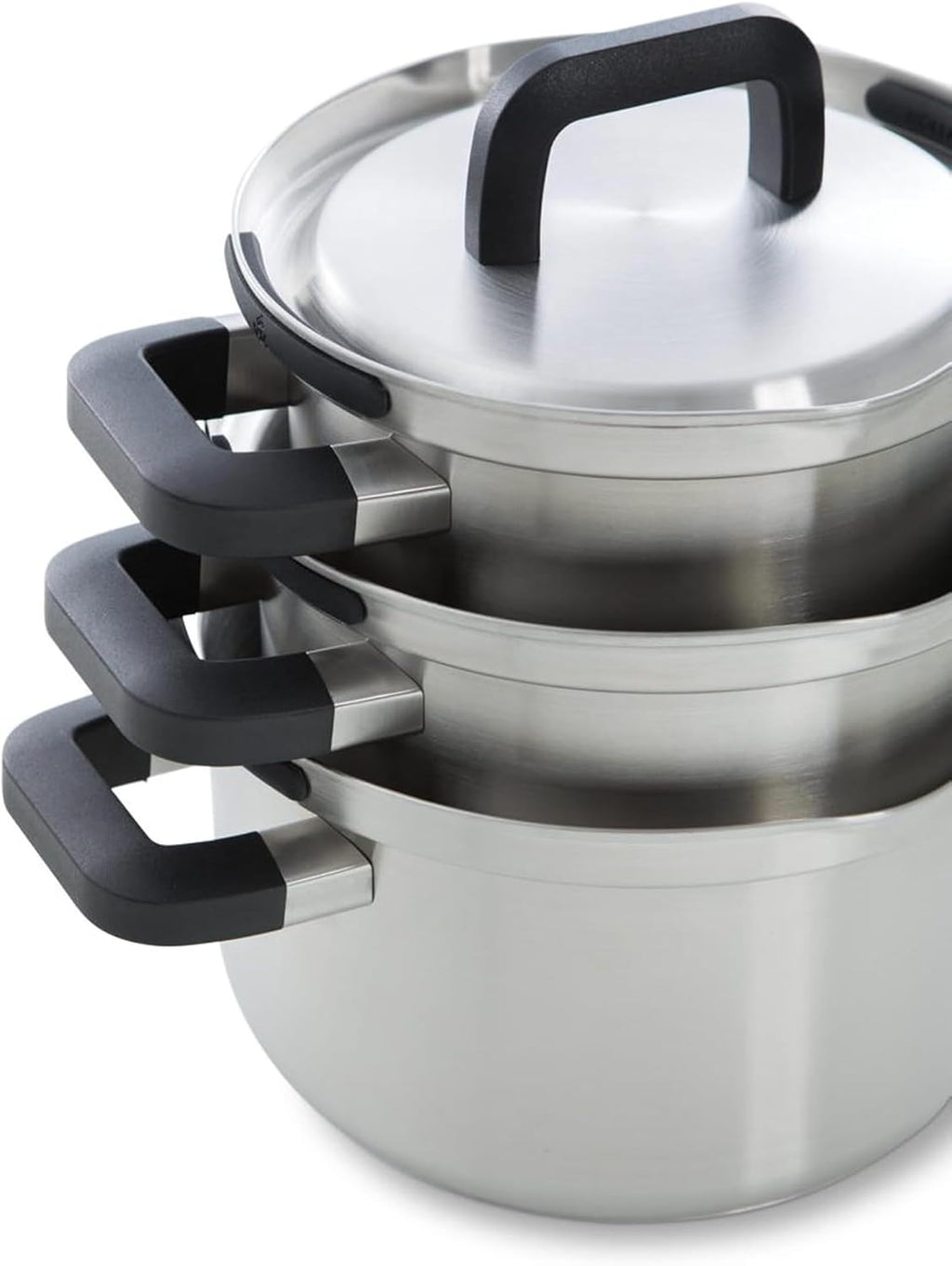 Cookware BV 123 Cooking Pot Set 4 Pieces Flow Cool